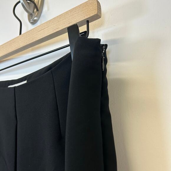 Anthropologie Black Flared Bell Bottom Trousers Size 10 Modern Statement Pants - Picture 8 of 10